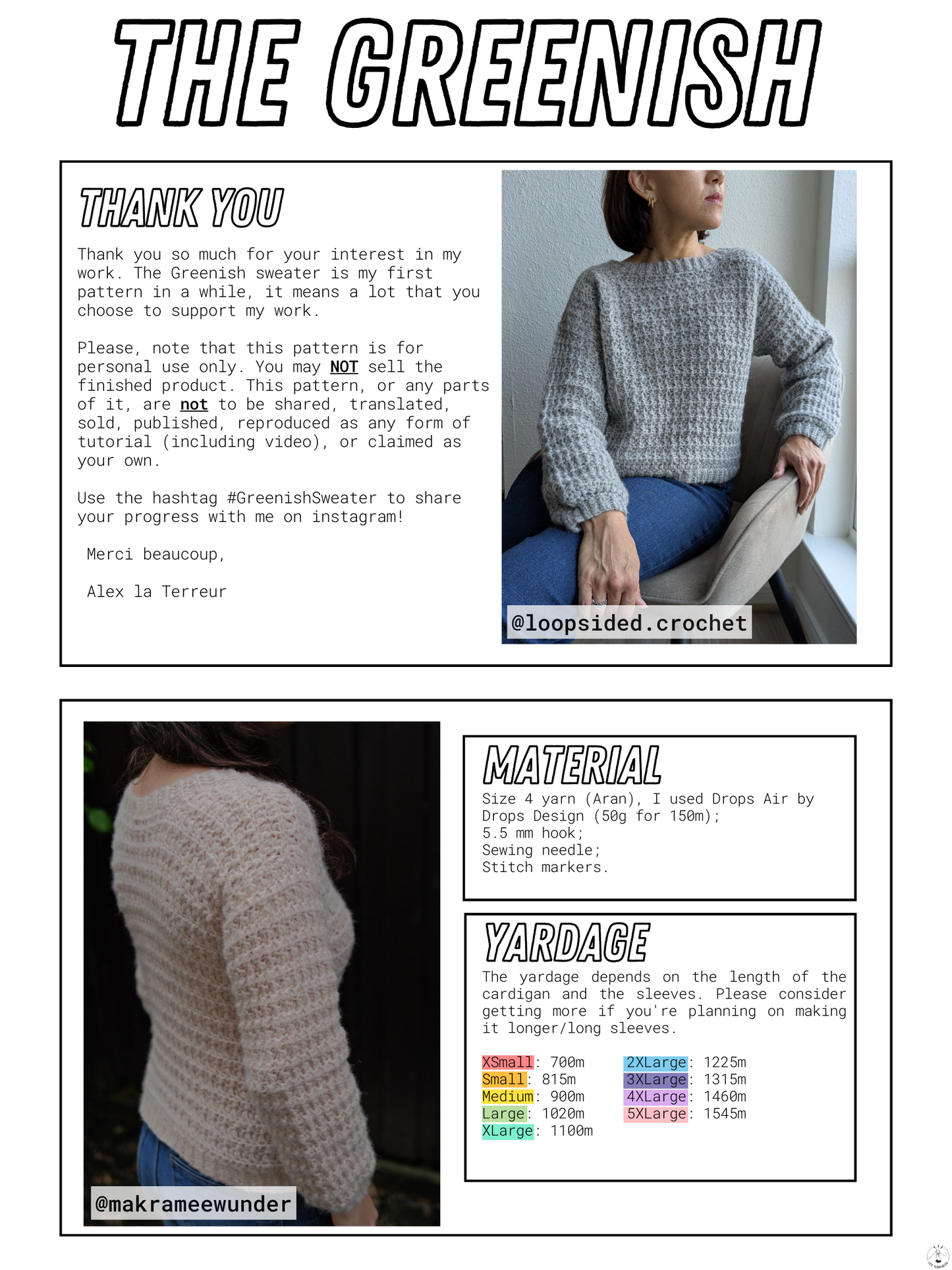 The Greenish Sweater
