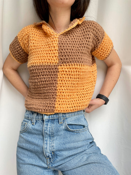 Why Not Top | Peach orange